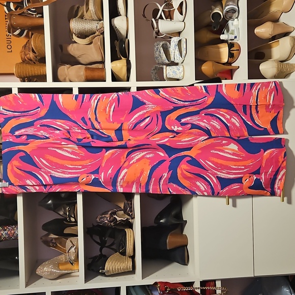 Lilly Pulitzer Pink and Blue Pants - Picture 4 of 5